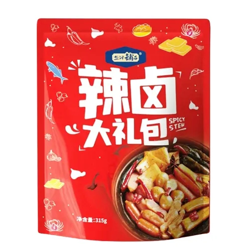 辣鹵大禮包包裝袋設(shè)計(jì)作品欣賞(圖1)