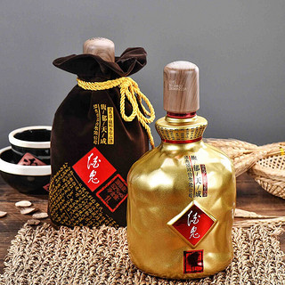 創(chuàng)意酒包裝設計馥郁天成馥郁香型白酒瓶雙支裝產品包裝設計欣賞(圖3)