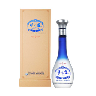 創(chuàng)意酒包裝設(shè)計(jì)洋河夢之藍(lán)藍(lán)色經(jīng)典濃香型白酒單瓶裝產(chǎn)品包裝設(shè)計(jì)欣賞(圖2)