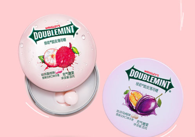 DOUBLEMINT綠箭品牌logo與食品包裝設(shè)計(jì)欣賞(圖4)