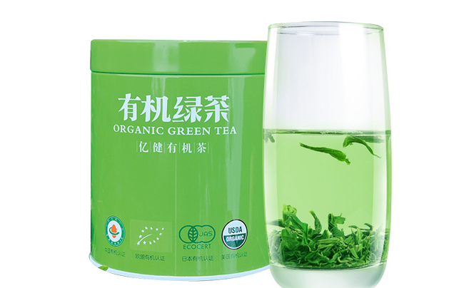 億健有機茶品牌logo與食品包裝設計欣賞(圖2)