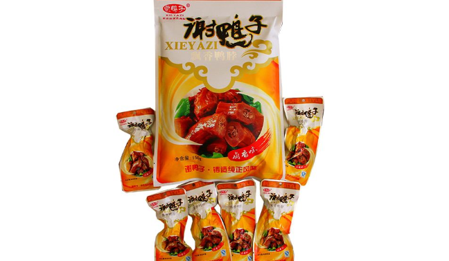 謝鴨子品牌logo與食品包裝設(shè)計(jì)欣賞(圖4)