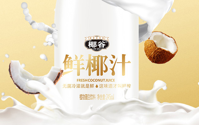 YEGU椰谷品牌logo與食品包裝設(shè)計(jì)欣賞(圖2)