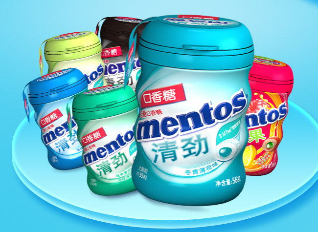 Mentos曼妥思品牌logo與食品包裝設(shè)計欣賞(圖3)