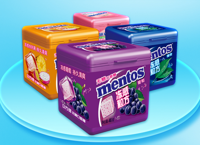 Mentos曼妥思品牌logo與食品包裝設(shè)計欣賞(圖2)