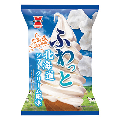包裝創(chuàng)意設(shè)計欣賞輕輕地北海道冰淇淋風味巖冢制菓(圖1)