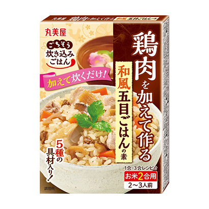包裝設(shè)計(jì)公司推薦添加雞肉制作的日式什錦飯之素丸美屋食品工業(yè)包裝設(shè)計(jì)欣賞(圖1)