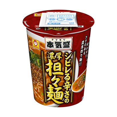 包裝設(shè)計(jì)公司推薦小丸認(rèn)真盛的辛辣濃厚擔(dān)擔(dān)面東洋水產(chǎn)包裝設(shè)計(jì)欣賞(圖1)