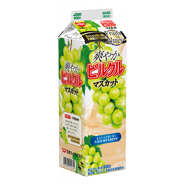 包裝設(shè)計公司推薦清爽奶粉麝香葡萄日清約克乳相關(guān)飲料包裝設(shè)計(圖1)