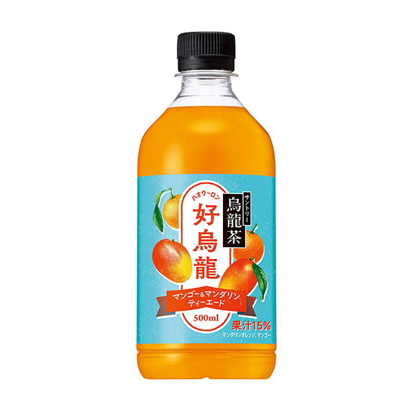 包裝設(shè)計(jì)欣賞三得利烏龍茶好烏龍芒果&曼德琳蒂艾德(三得利食品國(guó)際) (圖1)