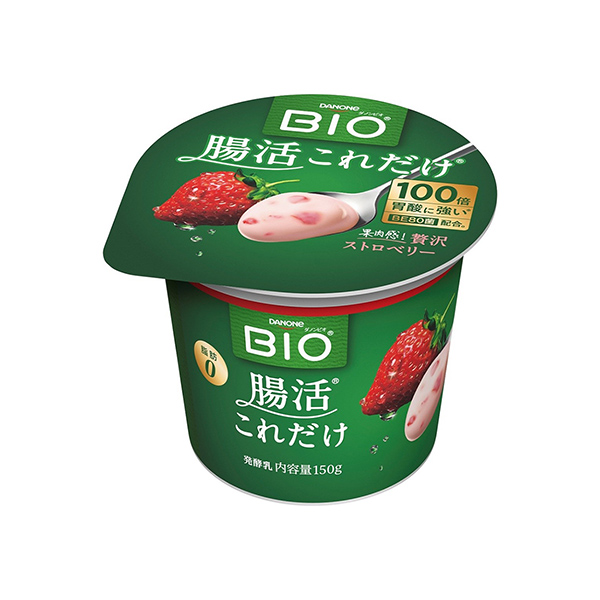包裝設(shè)計欣賞達能酸奶腸活僅此一項＜奢侈草莓＞ (達能日本) (圖1)