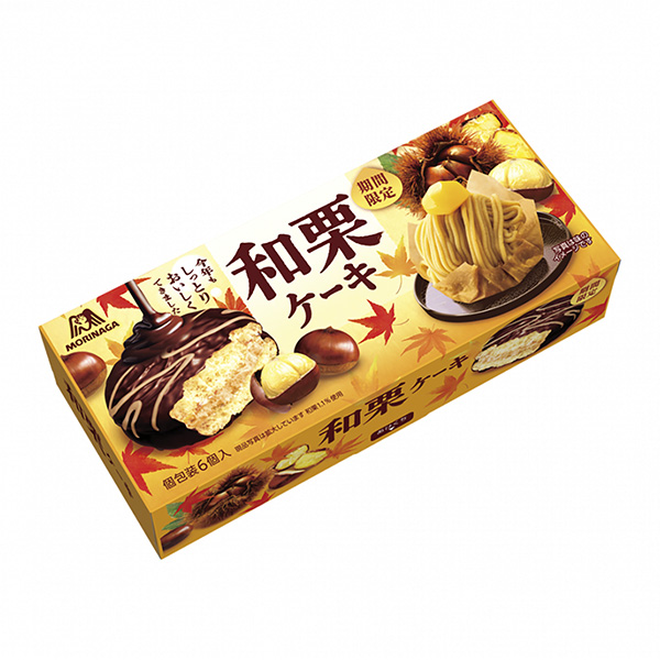 包裝設(shè)計(jì)欣賞和栗蛋糕(森永制果) (圖1)