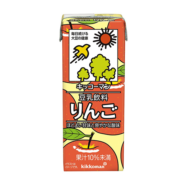 包裝設(shè)計(jì)欣賞基考曼豆?jié){飲料＜蘋(píng)果＞ (基考曼異食品) (圖1)