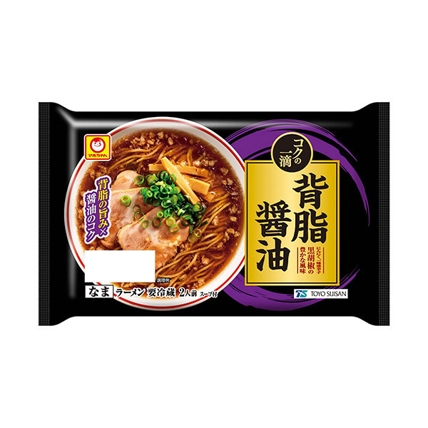 包裝設(shè)計(jì)欣賞小丸醇厚的一滴＜背脂醬油＞ (東洋水產(chǎn)) (圖1)